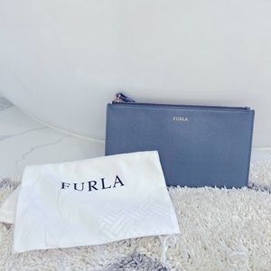 Furla Babylon blue clutch/wallet